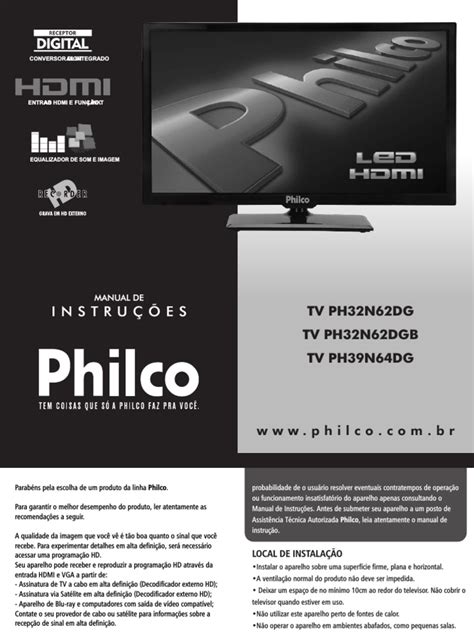 philco argentina manuales